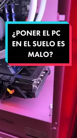 ¿Es malo dejar la torre de tu pc en el suelo? Vamos a verlo 👀 #gaming #pcgamer #nfortec #kratermini #pc #polvo #tip 