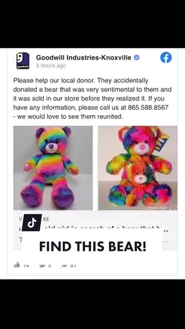 Find this bear! #thriftingtok #thriftingcommunity @buildabear @goodwillintl  