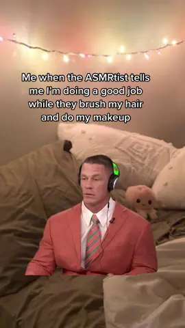 LIKE LET ME GIVE YOU A BIG OL KISS. I AM doing a GREAT JOB!!! 🥰🥰 #asmr #asmrpersonalattention #asmrvideo #asmrsounds #johncenameme #johncena  #asmrskincare #asmrmakeup 