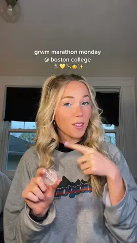 MARATHON MONDAY ⚡️🏃🏼‍♀️🥳🥂  #grwm #boston #bostoncollege #marathonmonday #outfit 