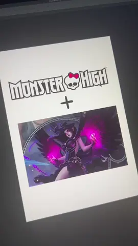 Time for MORGUSSY  #monsterhigh #leagueoflegends #leaguetiktok #art #crossover #fyp #foryou #monsterhigh2023 #artist #morgana 