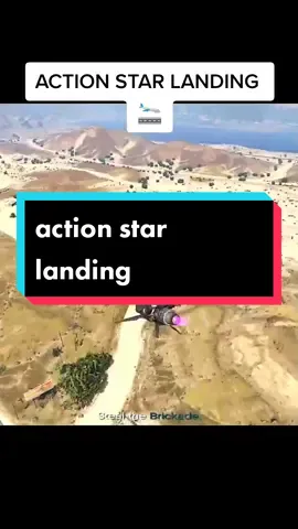 ACTION STAR LANDING #gaming #fyp #gtav #gtaonline #gtavroleplay 