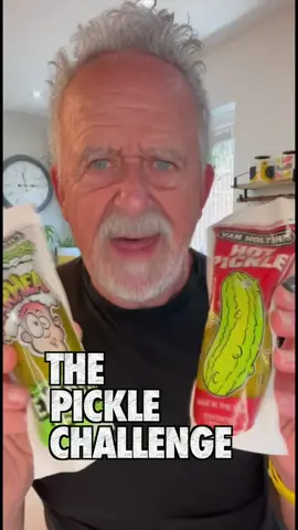 Peter’s version of the Pickle Challenge. Can you make it to the end of my longest ever video? #picklechallenge 