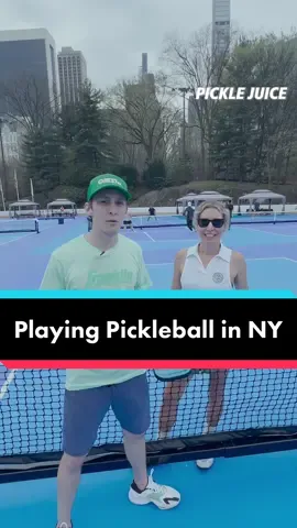 We stopped by @citypickle ‘s courts in Central Park and got obliterated by @lydia.pickleball . The vibes on the court were amazing and no matter your skill level we highly recommend visiting the courts this summer! via [@@therealoshow & @ezrawithacamera ]