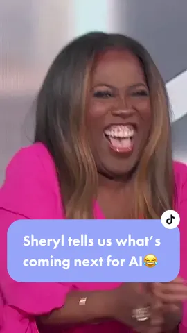 Leave it to Sheryl to switch up the conversation😂 #ai  #robot  #artificialintelligence 