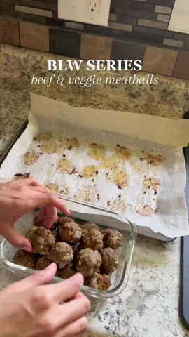 Try not to overcook these so they stay pretty soft! To reheat, I wrap them up in a damp paper towel and mircowave for about 20 secondsso they don’t get too dry.  #blw #babyledweaning #blwideas #babyledweaningideas #newmom #ftm #momtok #blwmealprep #easymealsforbaby   