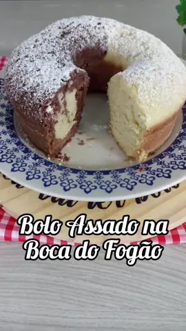 Bolo assado na boca do fogão #bolo #bolocaseiro #bolonabocadofogao #culinaria #confeitaria 