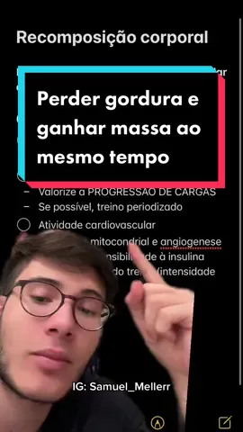 Respondendo a @Kira como ganhar massa magra e perder gordura ao mesmo tempo #falsomagro #academia #musculacao #dieta #treino #gymrat #GymTok #Fitness 
