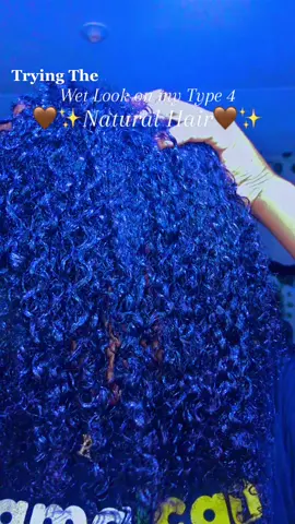 Wet look 🤎 #natuallycurly #hair #naturalhairtiktok #naturalhairstyles #type4hair #wetlook #naturalhairtutorial #naturalhairtips #naturalhairgrowth 