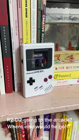 How about a Gameboy to house the worlds smallest R2-D2 😉 #m#modelmakingd#dioramamakerh#handmadeartr#repourposedv#vintageonly