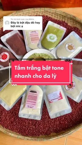 Trả lời @MArio  Cái màu hơi xanh như này là bột tắm trắng ủ trắng mix cafe nhé #tắmtrắng #tămtrangtainha #làmđẹp #lamfuong #xuhuong2023 #nguyệtđậuđỏ 