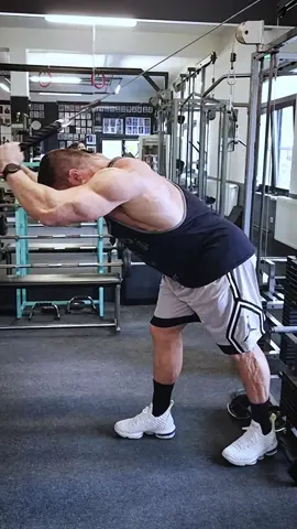 Digging through the archives and stumbled upon this gem - an Overhead Cable Tricep Extension video that's sure to take your #workout to the next #level. Attach a rope handle to the high pulley of a cable station. Grab the handle and turn away from the machine with your hands at shoulder height. Fully extend your #arms forwards and in front of your head then return under control to the start position.