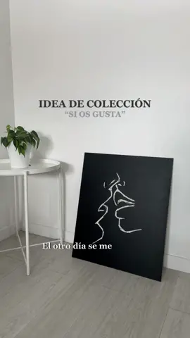 Os enseño una idea de colección que podria sacar en un futuro #handmade #art #ideas  Cuadros de decoracion | Idea decoracion cuadro | cuadro minimalista | silueta cuadro 