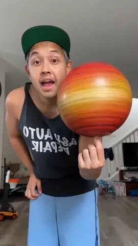 How To Spin A Basketball on Your Finger 🏀 #basketball #bball #howto #tutorial #howtospinabasketball 