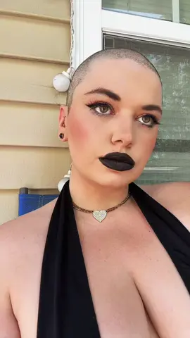 Shaved headed Chelle all summer 2023. Unmasking made me realize how narrow a window of femininity I allowed myself to present in while masked.  #autism #autistic #wlw #neurodivergent #neurospicy #adhd #bisexual🏳️‍🌈 #lesbian #bald #baldhead #baddie #bodypositivity #queer #asd 