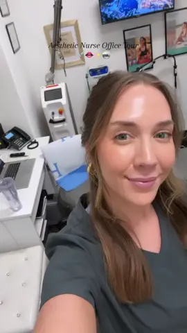My 2nd injector job is a quick tour lol I'm here Thursdays & Fridays! #medspa #injector 
