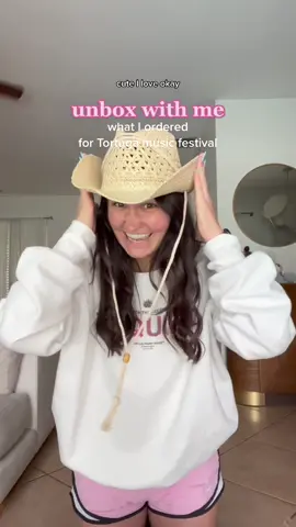 let’s just pretend i edited and posted before #tortugafest ok!!! 🤠 #tortugamusicfestival #tortugamusicfestival2023 #unboxwithme #whatibought #shoppinghaul 