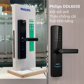 TÂN TRANG CỬA XINH - AN NINH TUYỆT ĐỐI CÙNG PHILIPS DDL603E #khoa #khoathongminh #khoaphilips #philips