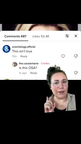 Does Scientology follow me? 😂🥴 #scientology #scientologytheaftermath #elisabethmoss #osa #scientologycelebs #scientologist #culttok #culttiktok #undertheinfluence  #greenscreen 