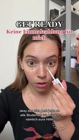 GET READY #grwm #getready #getreadywithme #einmalzahlung #studentenleben #studenten #ausweisapp 