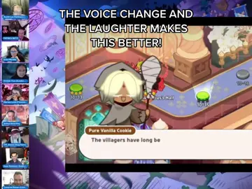 I GIGGLED WHEN I FIRST WATCHED THIS! #crk #cookierun #cookierunkingdom #joshuadavidking #creamunicorncookie #voiceactor #voiceactors #fyp #foryou #foryoupage 