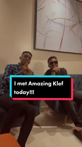Can't still believe I met @Amazing Klef today 😭 watch this space 🚀 #amazingklef #conversationswithmarvel #nigeriantiktok🇳🇬 #fypシ #owerritiktokers❤️❤️ #tedxfuto #futostudents 