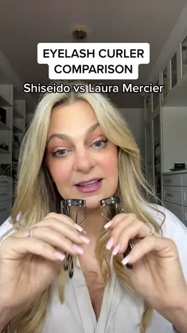 Eyelash curler review @shiseido @lauramercier #eyelashes #eyelashcurler #lashcurler 