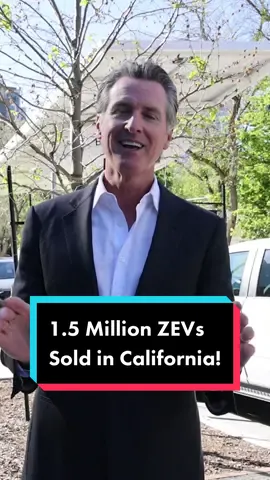 CA just hit 1.5 million ZEVs sold TWO YEARS ahead of schedule! 🔋🚗 We have the largest ZEV market in the U.S. & 1 in 5 new cars sold here are EVs. The future happens here first! Get up to $24,500 in money back when you purchase a ZEV in CA. Learn more: climateaction.ca.gov #climateaction #zev #zeroemissionvehicles 