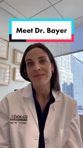 Hi TikTok! I’m Dr. Bayer - one of #CCRM New York’s Fertility Specialists. Follow me for more information on all things #fertility and #infertility. #fertilitydoctor #fertilitytok 