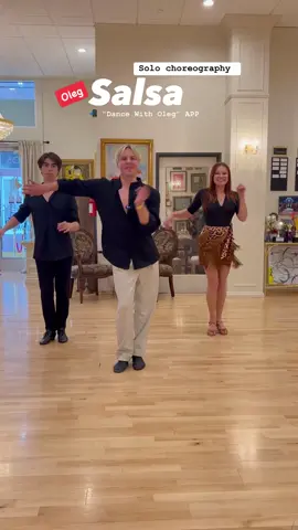 🫶🏻 Salsa - basic steps - learn more with 📲 “Dance With Oleg” APP & DanceWithOleg.com #olegastakhov #salsa  