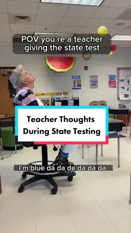 There’s no boredom like state testing boredom #teachersbellike #statetesting #mschanggifted 