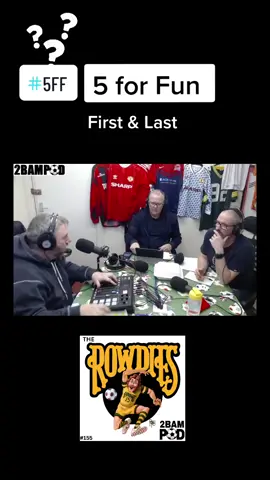 1st n Last Quiz - #5FF #podcast #podcastclips #2blokesandamike #Scotland #teuchters #doric #nescot #footballquiz #2bampod #abcxyz 