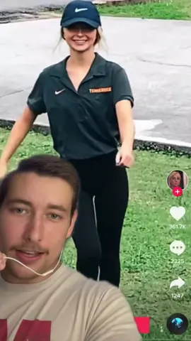 Walking in the yard