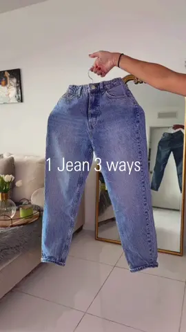 1 jean 3 ways to wear it 🫶🏻 #outfitinspo #outfitinspiration #fashion #fashiontiktok #fashiontok 