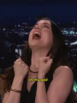 She got so excited🥹 #anadearmas#anadearmasedit#jimmyfallon#tonightshowwithjimmyfallon#benandjerrys#interview#fyp#4u