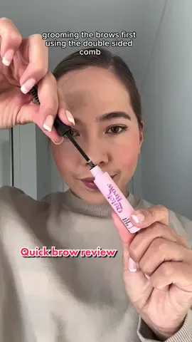 brow look and tutorial using @The Quick Flick Quick brow products ❤️ hope you’re not #kompyused #CapCut #imkompyused #gifted 