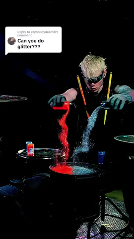 Replying to @erynnlloydellmill missed the glitter??🫠✨ @tiktok #drums #foryou #glitter #colors #music #art #live