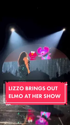 You are UP if the one and only ELMO is coming out to your concert😌🔥 [via @lizzobeeating]