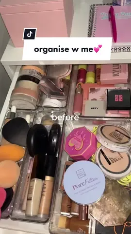 organise with me💕 #fyp #organize #makeupstorage #alexdrawers #organizingtiktok #CleanTok 