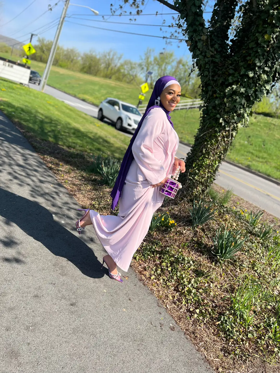 IG : jahzara.blanca 👈🏼 STILL CANT GET OVER MY EID OUTFIT✨🫶🏼💕💜💐 #muslim #hijabi #hijabigirl #hijabstyle #eidoutfit #eidmubarak #eid2023 #eid2023😍😍 #eid2023🕌🤲 #eid2023collection #eid #hijabigirls #hijabitiktok #modestfashion #modestwear #muslimgirls #muslimgirl 