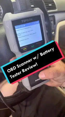 ROYALTY10 is the promo code. Link on our bio! #DIY #obd2 #cartok #technician #mechaniclife #mechanic #stitch #topdon #tool #toolreview #cartok #fyp #foryou #backyardmechanics 