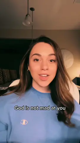 God is not mad at you. 