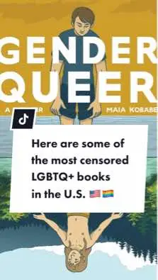 As the world celebrates World Book Day, more and more books are being censored in the U.S., especially those dealing with queer issues. According to the writers’ organisation PEN America, book bans in American public schools increased by 28% in the first half of the 2022-23 academic year. In a report released earlier this week, PEN said that “of the 1,477 books banned this school year, 30% are about race, racism or include characters of colour, while 26% have LGBTQ+ characters or themes”. #worldbookday #lgbtqbooks #lgbtqbooktok #lgbtbooktok 