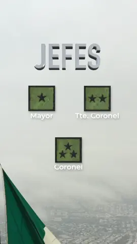 Conoce las insignias de los #GradosMilitares de los #Jefes del #Ejército y #FuerzaAérea #Mexicanos. 🇲🇽🫡🪖✈️ #ejercitomexicano #fuerzaaereamexicana #sedena 