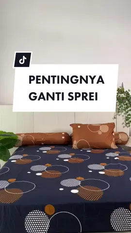 Hi Kinlov!! Sudah ganti spreinya belum? Nih Mama Kina kasih tau alasan pentingnya kenapa kamu harus ganti sprei 😉 #fyp #fypindo #LebaranNonStop #FUNtasticPayday #BikinTidurEnak #rumahminimalis #kamaraesthetic #homedecor #spreimurah #dekorasikamar #homeliving #gantisprei 