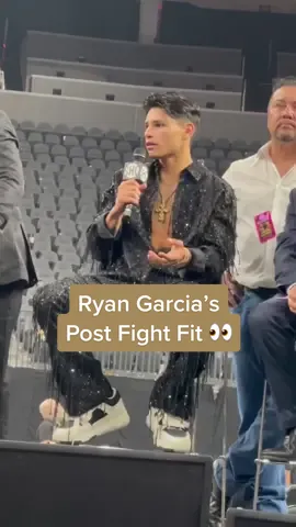 #RyanGarcia’s postfight drip #davisgarcia #gervontadavis #boxing 
