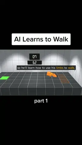 AI Learns to Walk (deep reinforcement learning) #ai #neuralnetworks #artificialintelligence 