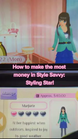 An easy game tip I always use in Style Savvy: Styling Star for the Nintendo 3DS. Also I think I'm addicted to this video game now lol #stylesavvy #nintendo 