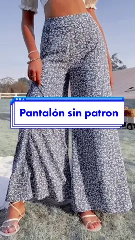 👉 Pantalón desde CERO sin PATRON  Te enseño a hacer un hermoso Pantalón veraniego 🔥 #costura #trucosdecostura #corte #costurar #costurafacil #tipsdecostura #costuraparaprincipiantes #regladecostura #hacksdecostura #comocosturar #costuracreativa #costurainiciante #consejosdecostura