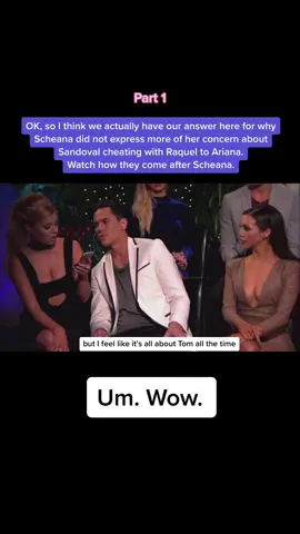 I think this explains why Scheana did not express enough concern to Ariana that Tom mught have been cheating on her with Raquel. Will post Part 2 of the Hawaii scene later. #scandoval #vanderpump #bravotv #tomandariana #tomandraquel #scheanashay #tomsandoval #arianamadix #scheanashay #lalakent #djjameskennedy #tomschwartz #kristendoute #jaxtaylor #brittanycartwright #VPRdrama #scandovalgate #bravo  #realityops #bravoaddict #andycohen #vanderpumpseason #vanderpumpreunion  